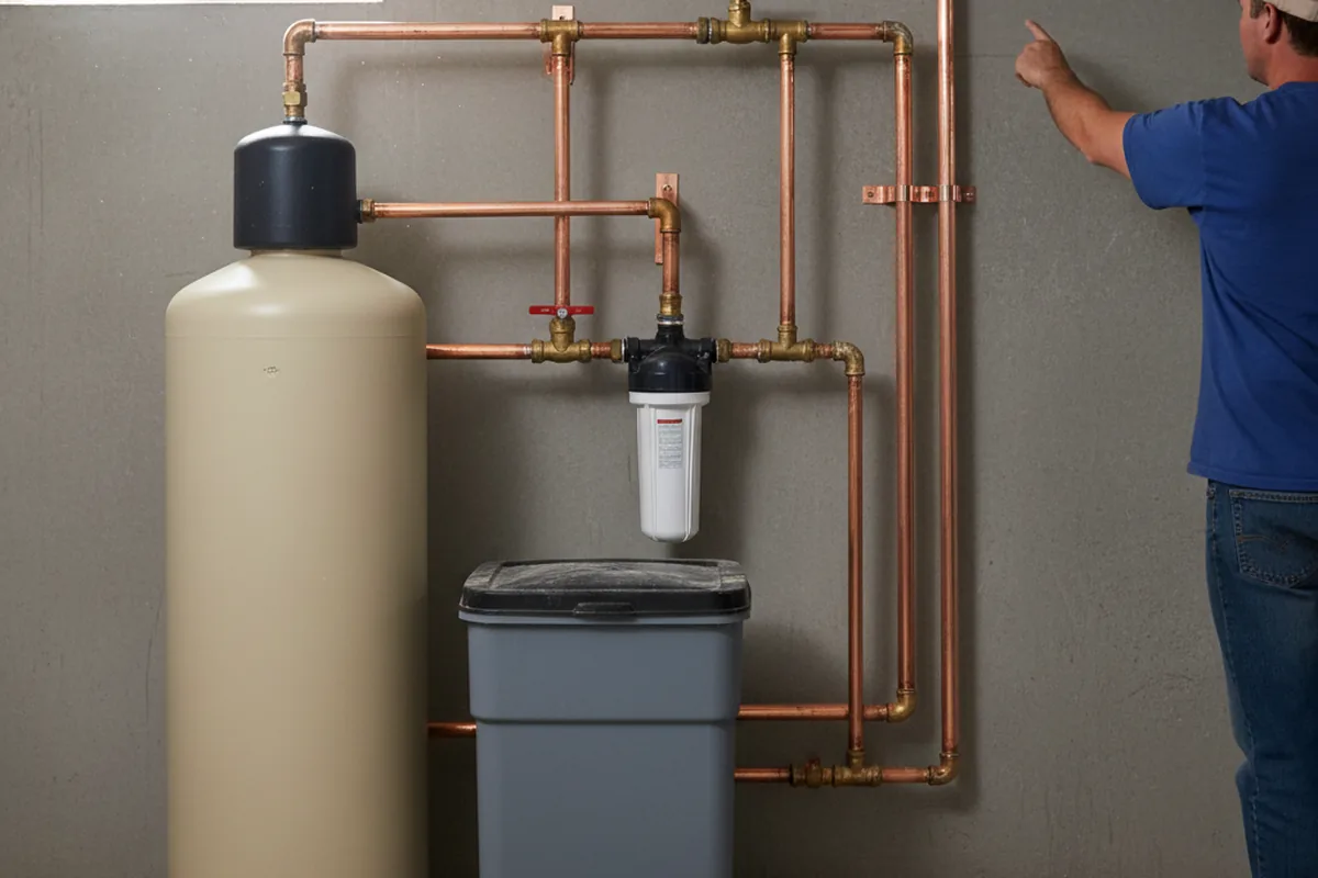 Whole-house water treatment system installed in Gill